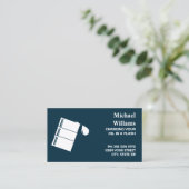 Ölwechsel in Autos Visitenkarte (Stehend Vorderseite)