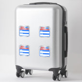 Ölwechsel, nächste Erinnerung Aufkleber (Koffer)