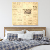 Ölwerbung in New York und Pennsylvania Leinwanddruck (Insitu (Schlafzimmer))