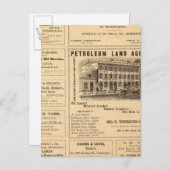 Ölwerbung in New York und Pennsylvania Postkarte (Vorne/Hinten)