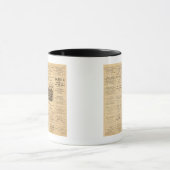 Ölwerbung in New York und Pennsylvania Tasse (Zentrum)