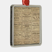 Ölwerbung Silbernes Ornament (Rechts)