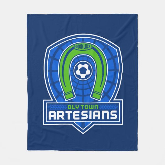 Oly StadtArtesians Fleece-Decke Fleecedecke (Vorderseite)