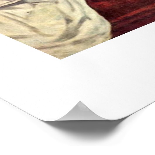 Olympia by Edouard Manet Poster (Ecke)