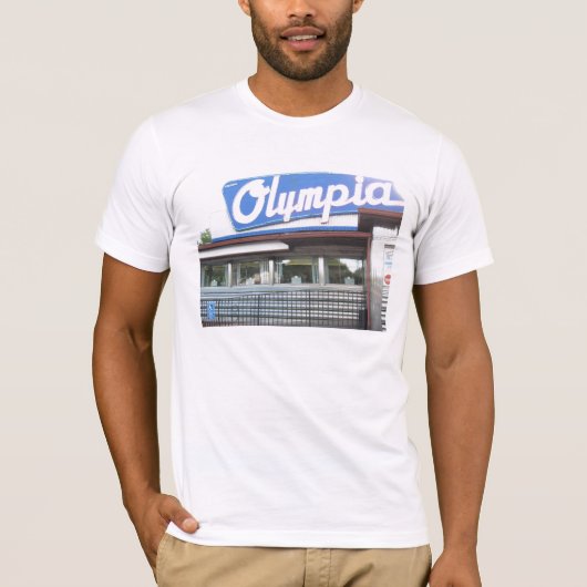 Olympia Diner Men-Teeshirt T-Shirt (Vorderseite)