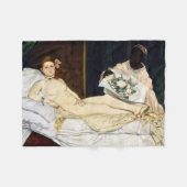 Olympia, Edouard Manet, 1863 Fleecedecke (Vorderseite (Horizontal))