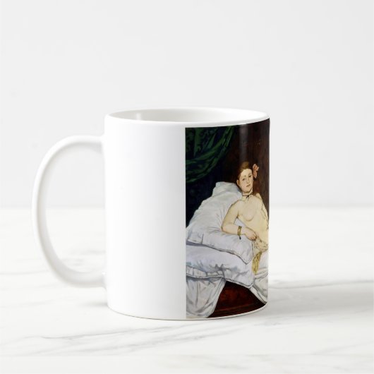 Olympia, Edouard Manet, 1863 Kaffeetasse (Links)