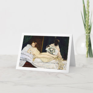 Olympia, Edouard Manet, 1863 Karte