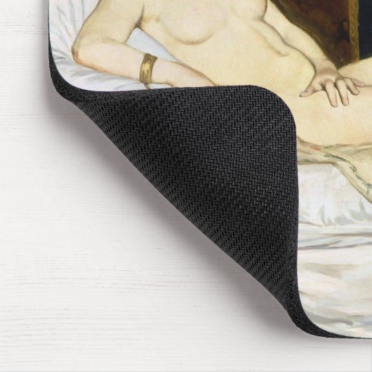 Olympia, Edouard Manet, 1863 Mousepad (Ecke)