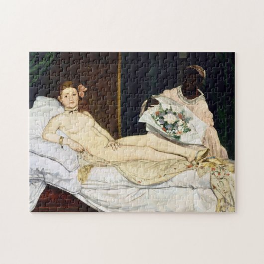 Olympia, Edouard Manet, 1863 Puzzle (Horizontal)
