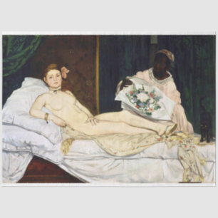 Olympia, Edouard Manet, 1863 Seidenpapier
