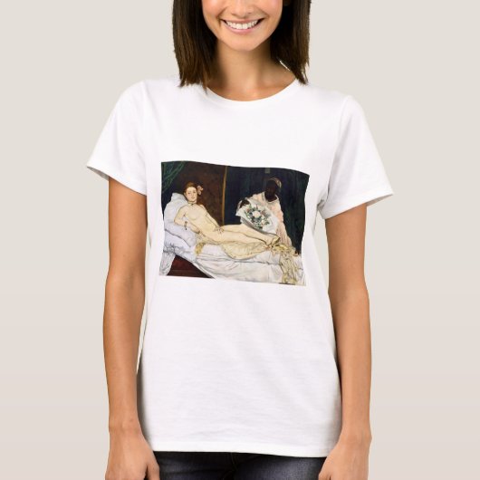 Olympia, Edouard Manet, 1863 T-Shirt (Vorderseite)