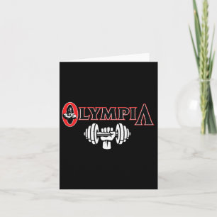 Olympia für Männer Fitness Bodybuilding 3 Karte
