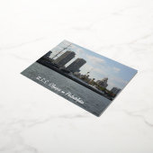 Olympia in Philadelphia Folien Feiertagspostkarte (Gedreht)