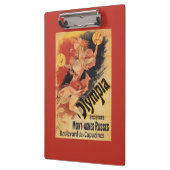 Olympia-Nachtklub-Mädchen-zusammenstoßende Becken Klemmbrett (Links)