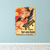 Olympia Nightclub Girl Crashing Cymbals Leinwanddruck (Insitu (Holzboden))