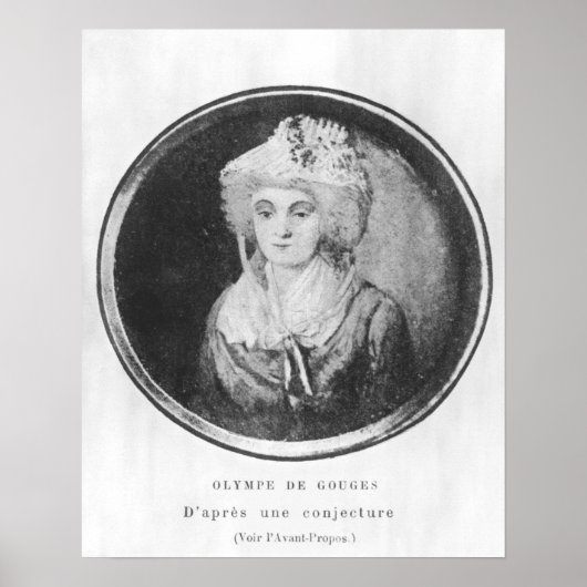 Olympia of Gouges Poster (Vorne)