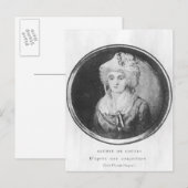 Olympia of Gouges Postkarte (Vorne/Hinten)
