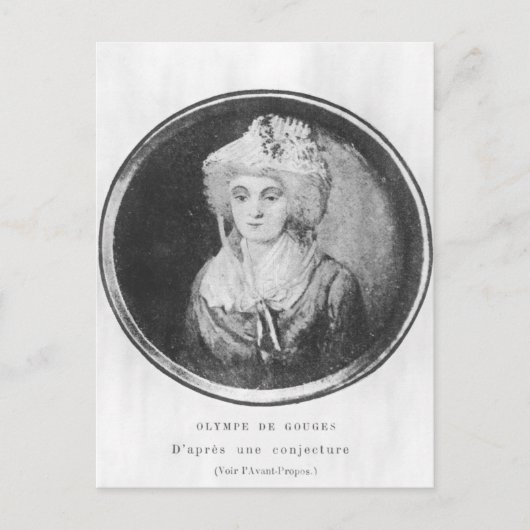 Olympia of Gouges Postkarte (Vorderseite)