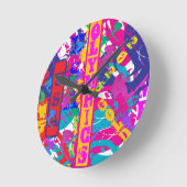 OLYMPIA-SKIFAHREN RUNDE WANDUHR (Winkel)