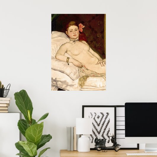 Olympia von Edouard Manet Poster (Heimbüro)