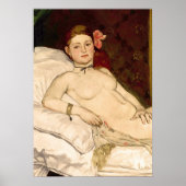 Olympia von Edouard Manet Poster (Vorne)