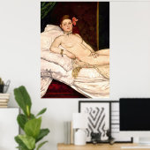 Olympia von Edouard Manet Poster (Heimbüro)