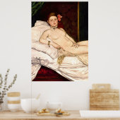 Olympia von Edouard Manet Poster (Küche)