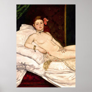 Olympia von Edouard Manet Poster