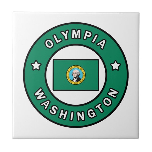 Olympia Washington Fliese (Vorderseite)