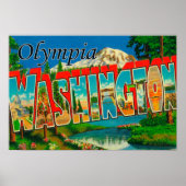 Olympia, Washington - Großbuchstaben - Szenen 2 Poster (Vorne)