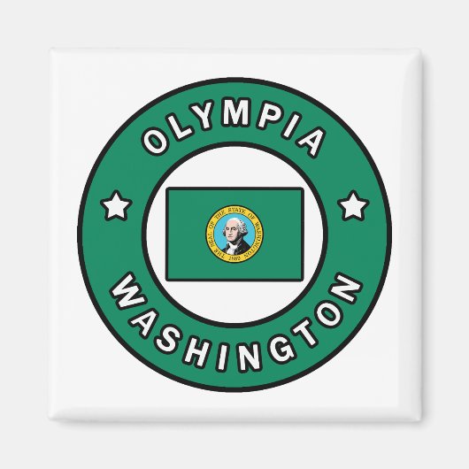 Olympia Washington Magnet (Vorne)