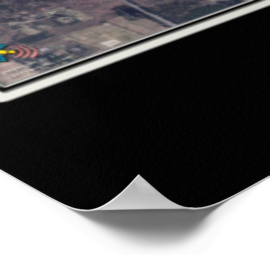 Olympia Washington Satellite Poster Map (Ecke)