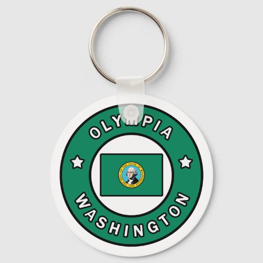 Olympia Washington Schlüsselanhänger (Vorderseite)