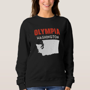 Olympia Washington USA Bundesstaat Amerika Reisen Sweatshirt