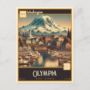 Olympia, Washington   Vintage Ansichtskarte Postkarte