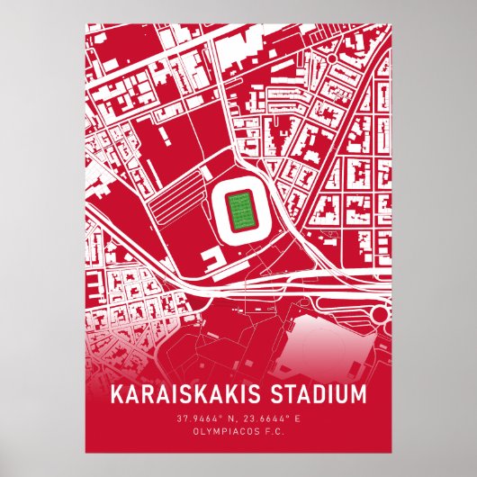 Olympiacos-Stadion Poster (Vorne)
