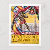 Olympiade Antwerpen Postkarte (Vorderseite)