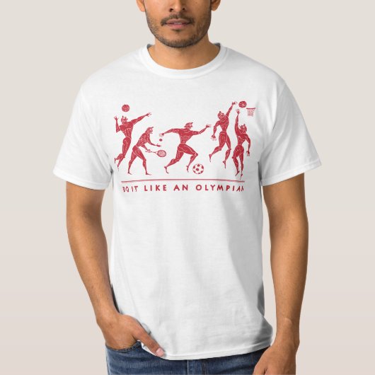 Olympiaischer T - Shirt (Vorderseite)