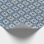 Olympian Boho: Abstraktes Design für griechische M Geschenkpapier (Ecke)