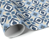 Olympian Boho: Abstraktes Design für griechische M Geschenkpapier (Rolleneckpunkt)