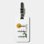 Olympiapark Gepäckanhänger (Vorderseite vertikal)