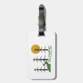 Olympiapark Gepäckanhänger (Rückseite vertikal)