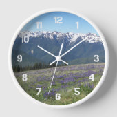 Olympiapark Landschaft Wanduhr (Vorderseite)