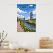 Olympiapark London Reiseplakat Poster (Küche)