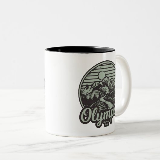 Olympiaparkplatz Zweifarbige Tasse (VorderseiteRechts)