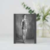 Olympiasieger Swimmer, 20er Postkarte (Stehend Vorderseite)