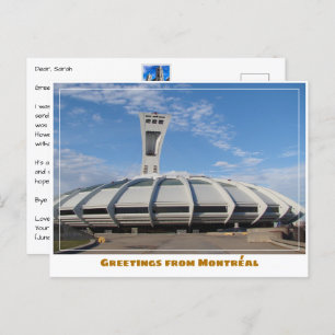 Olympiastadion Montréal Kanada Modern Postkarte