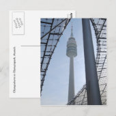 Olympiaturm Postkarte (Vorne/Hinten)