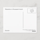Olympiaturm Postkarte (Rückseite)